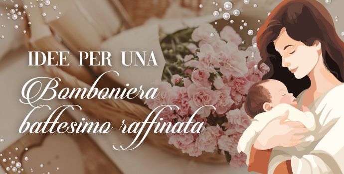 Idee per una bomboniera battesimo raffinata